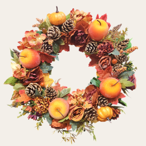 Faux Autumn Wreath Sunderland from Julie McDowell